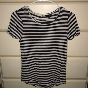 Navy striped tee